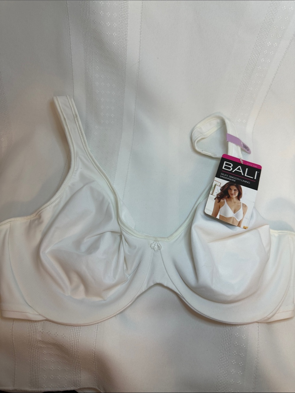 Bali White Full Coverage Underwire Bra